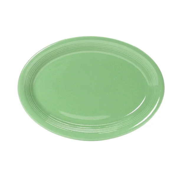 Concentrix 9 3/4 x 7 Oval Platter Coupe Cilantro, Case of 24