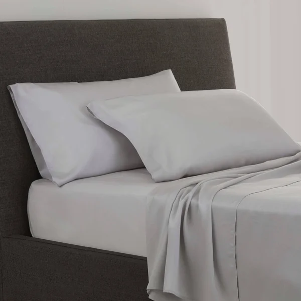 Flatiron Full Sheet Set with Tencel Lyocell - Silver