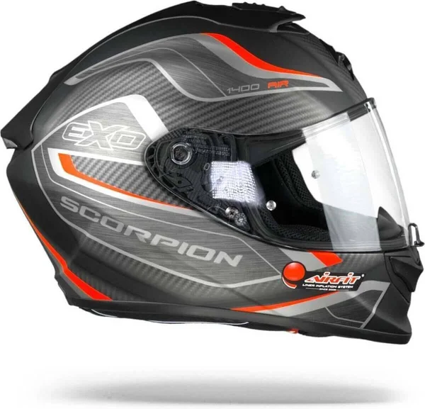 Scorpion EXO-1400 Air Attune - Matt black-red Xs