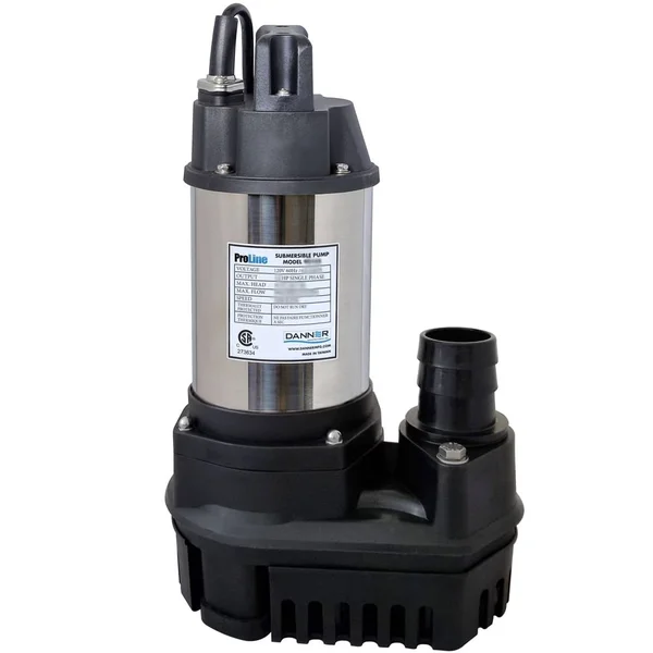 Proline HFS - High Flow Submersible Pump - 1/3 HP - 4800 GPH - 90104