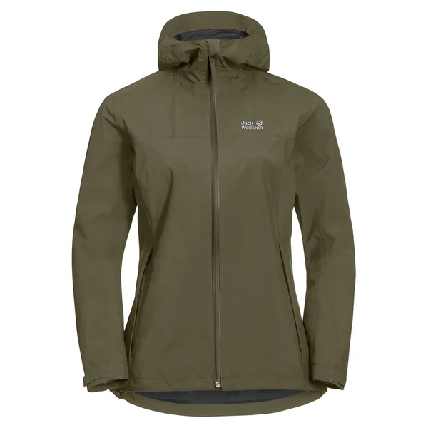 Jack Wolfskin JWP Shell W - Granite - Rain Jackets M