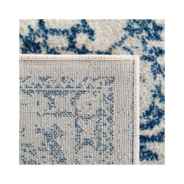 Safavieh Evoke Rug Collection EVK256N - Ivory, Navy - 9& x 12&