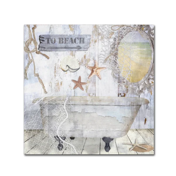 Trademark Fine Art Ali4797-C2424Gg Color Bakery &Beach House I& Canvas