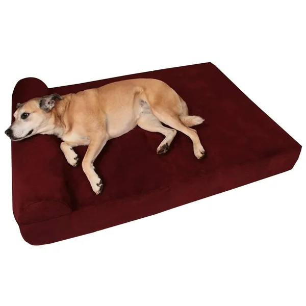 Big Barker 7x22 Pillow Top Orthopedic Dog Bed for Large and Extra Large Breed Dogs (Headrest Edition)