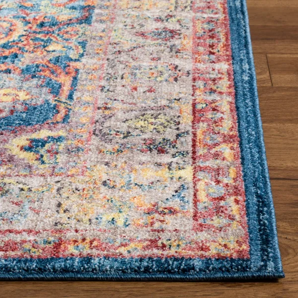 Safavieh 2&-3x22 x 12& Bristol BTL361C Blue - Light Grey Rug