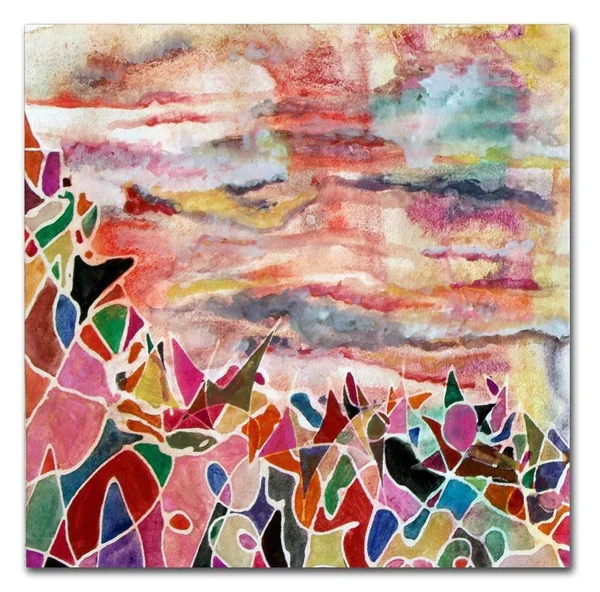 (14x19) - Trademark Fine Art 'Merry Christmas Penguin' Canvas Art by Lauren Moss