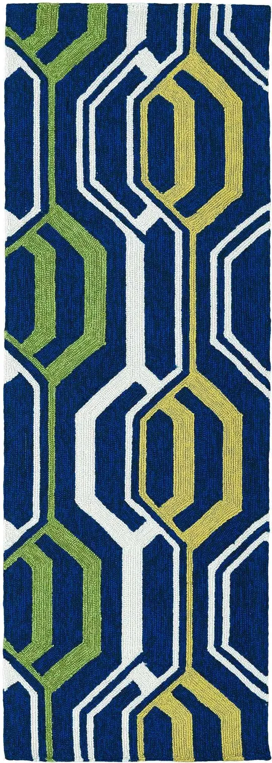 Kaleen Escape ESC08-22 Navy Rug - 2 ft x 6 ft