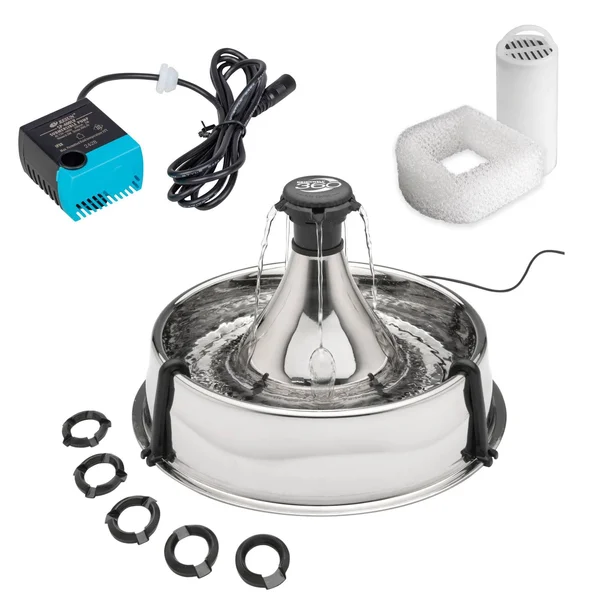 Drinkwell 360 Pet Fountain, Stainless Steel PetSafe