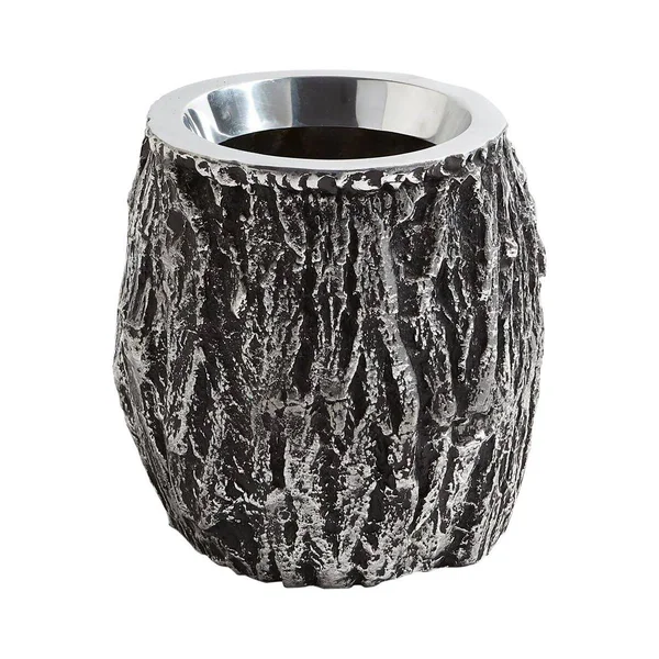 Global Views Oak Vase-Black Antique, Small
