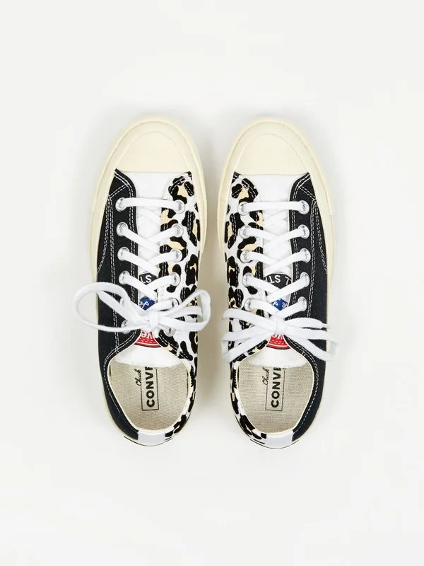 Converse Chuck 70 Logo Play Ox Sneakers White/Black/Desert Ore 5