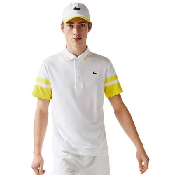 Lacoste Sport Striped Breathable Piqué L