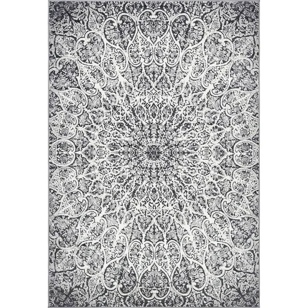 Unique Loom 3141528 8 x 8 ft. Grace Sofia Square Rug Brown