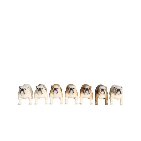 Petorama Handmade English Bulldog Resin Statue 1-6 in Caramel