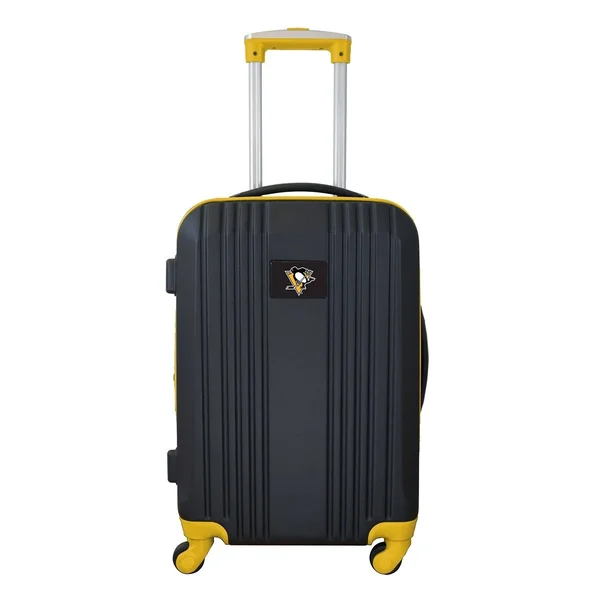 Mojo Pittsburgh Penguins Luggage Carry-On 21in Hardcase Two-Tone Spinner