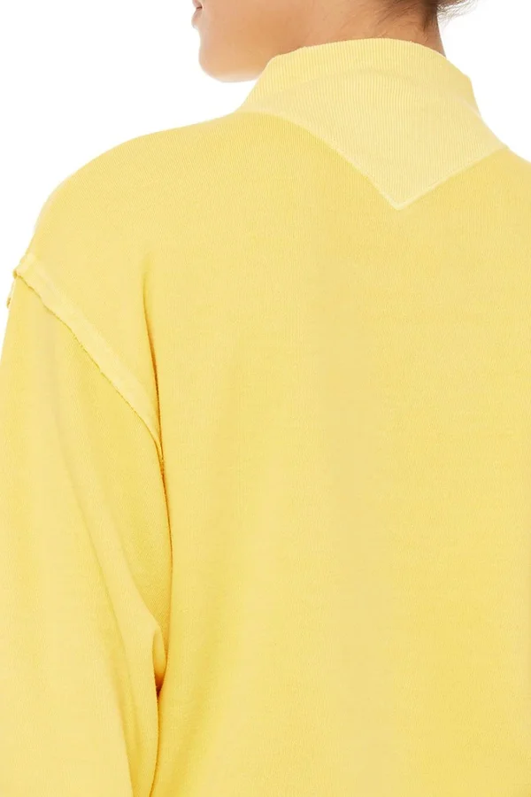 Alo Yoga Washed Freestyle Sweatshirt - Women's Sulphur Wash, S