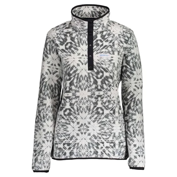 Obermeyer Women's Boulder Fleece Gunsmoke Print Small