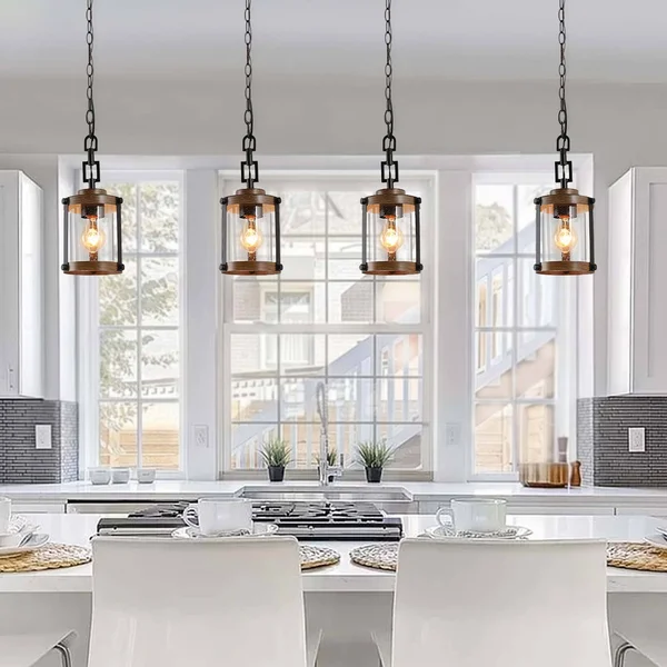 The Gray Barn Horse Hollow 1-Light Rustic Pendant Lighting Fixture - W 6x22x H 14.5x22 28739206
