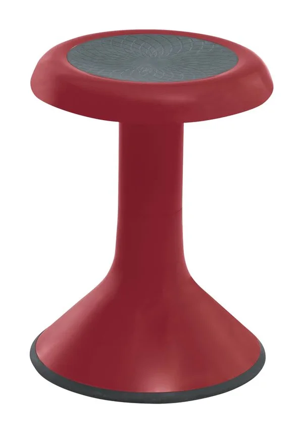 Classroom Select NeoRok Motion Stool - Active Wobble Seating, 15-1/2 inch Seat Height, Paprika, Gold, Nylon, Choose A Color, L