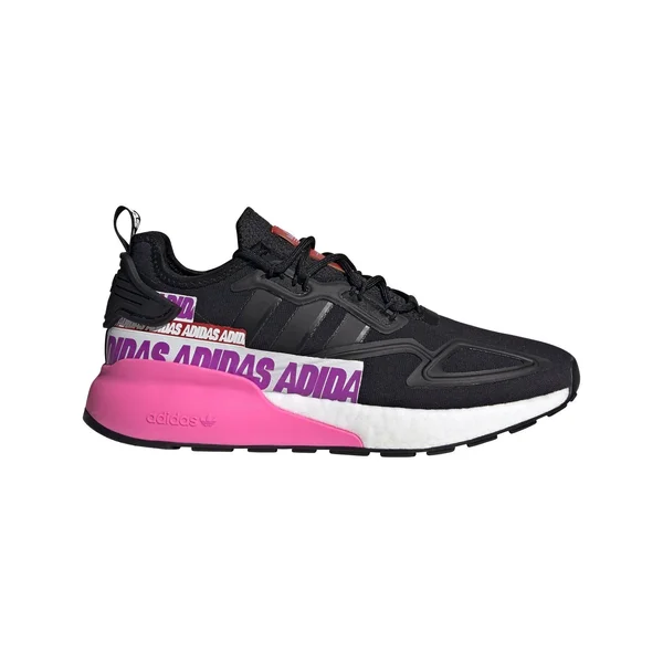 Adidas Women's Originals ZX 2K Boost Running Shoes in Black/Core Black Size 8.5