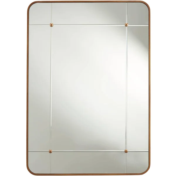 Handel Antique Gold 27x22 x 38x22 Rectangular Framed Wall Mirror
