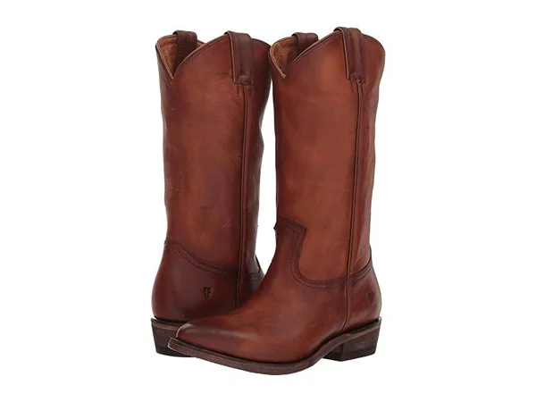Frye Women's Billy Pull on Boot Cognac 7.5