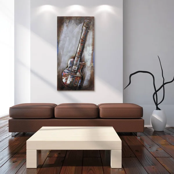 Empire Art Primo Mixed Media Sculpture - Electric Guitar