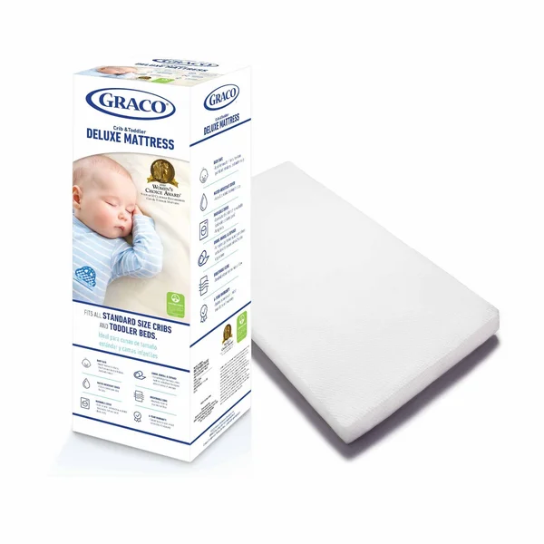 Graco Deluxe Foam Crib and Toddler Mattress