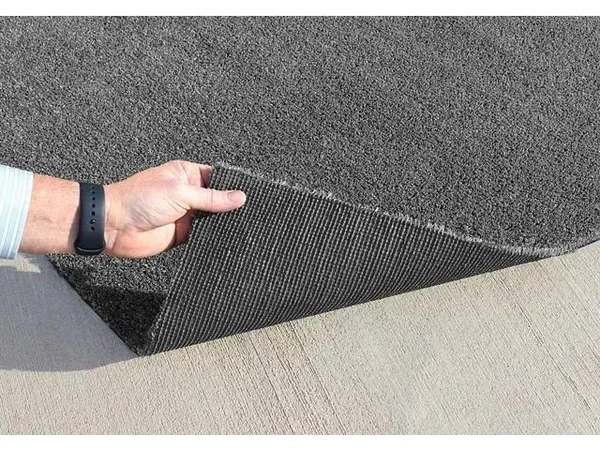 House - Home and More Outdoor Artificial Turf with Marine Backing – London Gray 6 Feet x 20 Feet – Spectrum Series .25 inch Pile