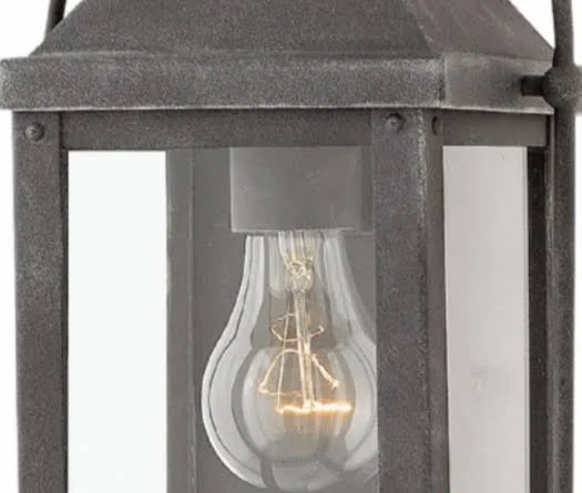 Hinkley Lighting 1850DZ Anchorage Outdoor Wall Light - Aged Zinc