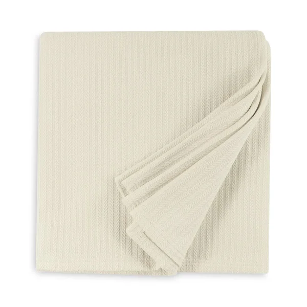 Sferra Grant Blanket, Full/Queen - White