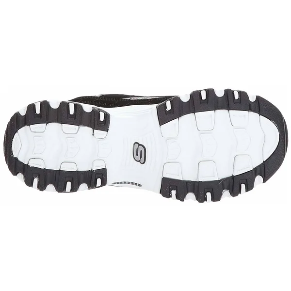 Skechers Women's D&Lites Interlude Sneaker - Black Multi - Size: 11