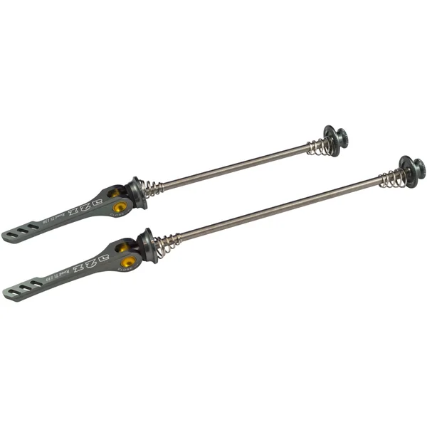 (130 mm - XTR Grey) A2Z CNC Road Quick Release Levers with Ti Rod Old