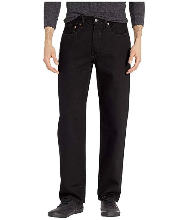 Levi&s Big & Tall Big Tall 550 Relaxed Fit Men's Jeans Black : 56 34