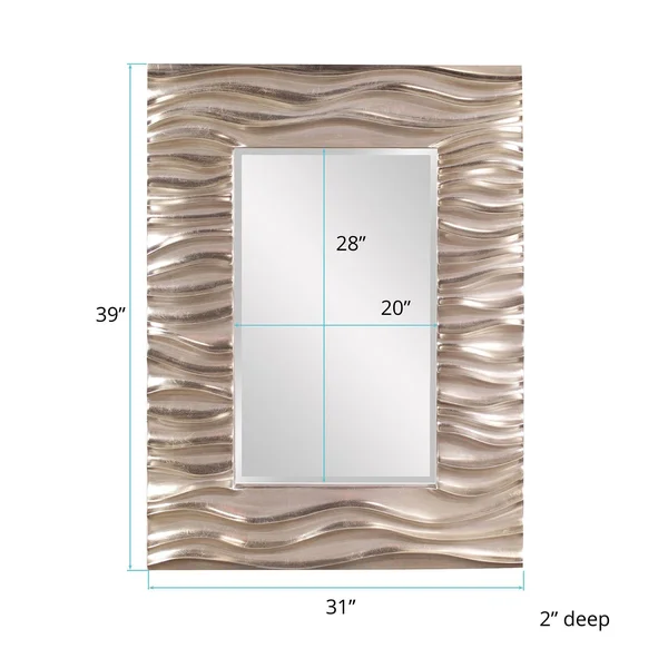 Howard Elliott 56042CH Zenith Charcoal Gray Mirror