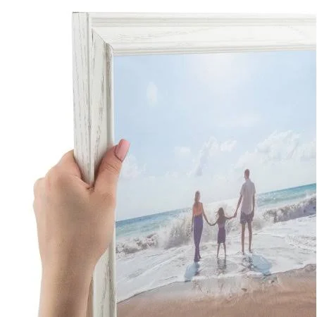 ArtToFrames 20x24 inch White Picture Frame, This White Wood Poster Frame Is Great for Your Art or Photos, Comes with 060 Plexi G