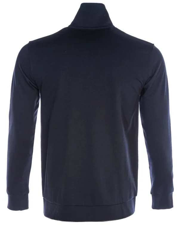 Boss Tracksuit Jacket Sweat Top in Navy