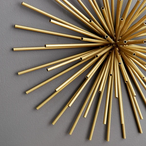 Creative Metal Wall Decor Set of 3, Gold