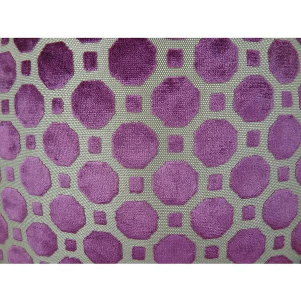 Plutus Velvet Geo Handmade Throw Pillow Double Sided 24x22 x 24x22
