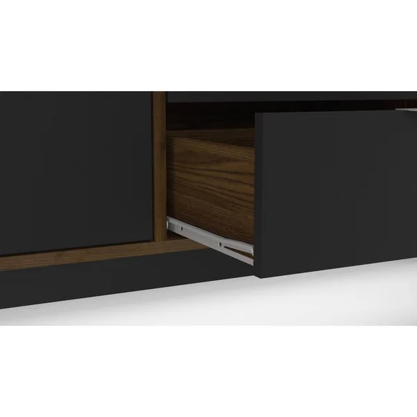 Edina Buffet Dark Brown Black - Chique, Dark Brown/Black