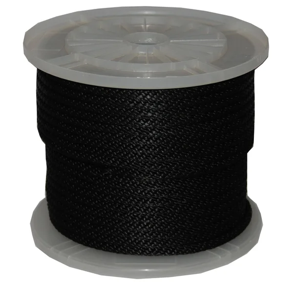 T.W. Evans Cordage 98018 .625 in. x 200 ft. Solid Braid Propylene Multifilament Derby Rope in Black