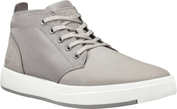 Timberland Davis Square Canvas/Leather Chukka 12 Men's Grey