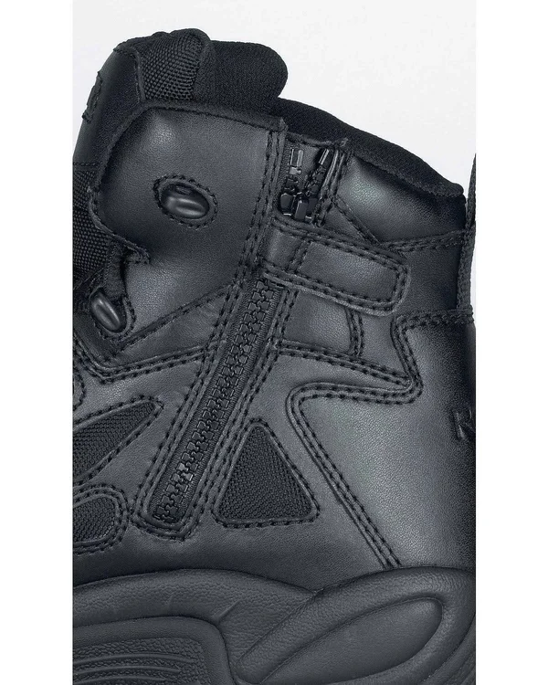 Reebok Rapid Response Women's Composite Toe Side Zip 6 inch Boots RB864 (Black)