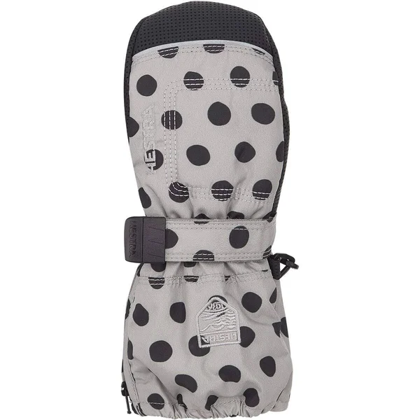 Hestra Baby Zip Long Mitts Kids Grey Print