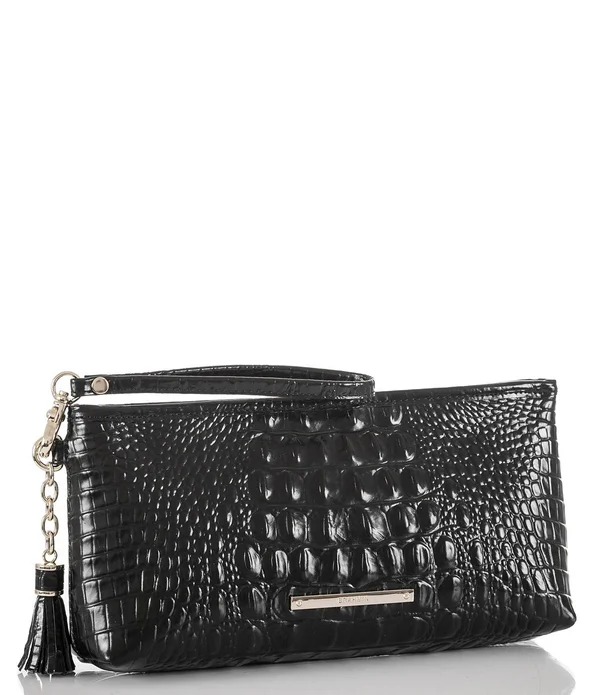 Brahmin Pecan Melbourne Collection Kayla Wristlet