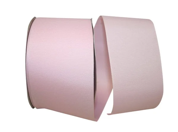Reliant Ribbon 5200-117-40K 3 in. 50 Yards Grosgrain Texture Ribbon Light Pink