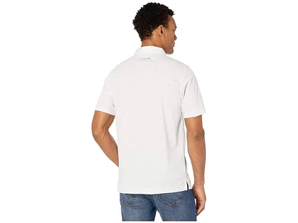 TravisMathew Men's Fredo Polo Heather White - XL