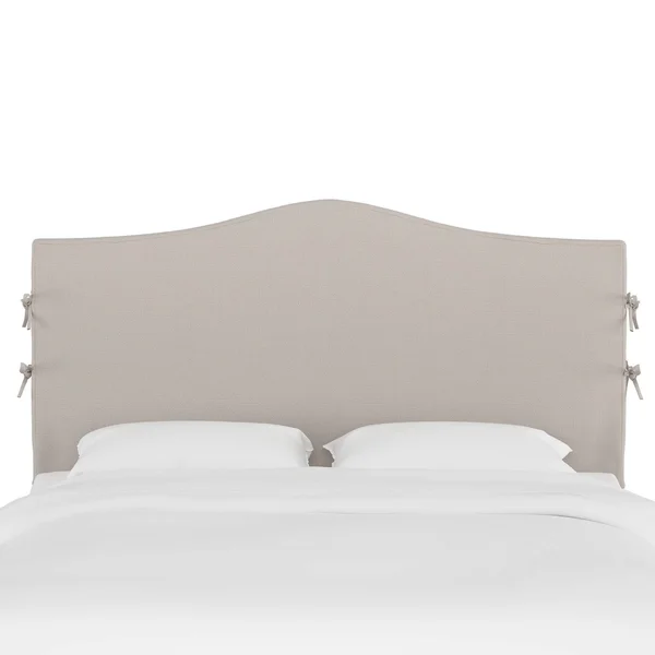 Queen Slipcover Headboard Linen Putty - Simply Shabby Chic