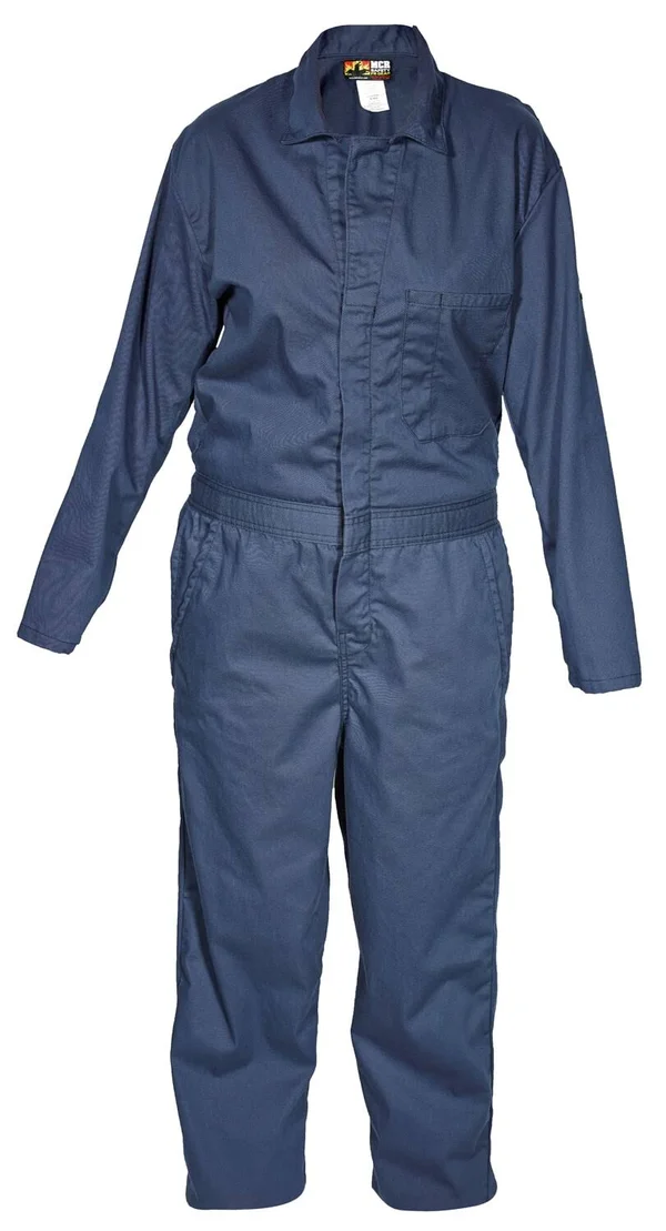 MCR Safety Men's FR Contractor Coverall - Navy Blue - 54 - CC2N