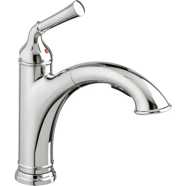 American Standard Portsmouth 4285.100 Single Lever Pull Out Kitchen Faucet, Chrome, 1.5