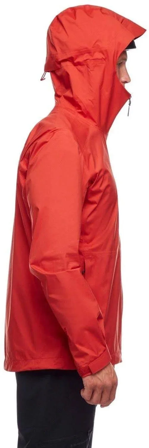 Black Diamond Men's Stormline Stretch Rain Shell - XXL - Black